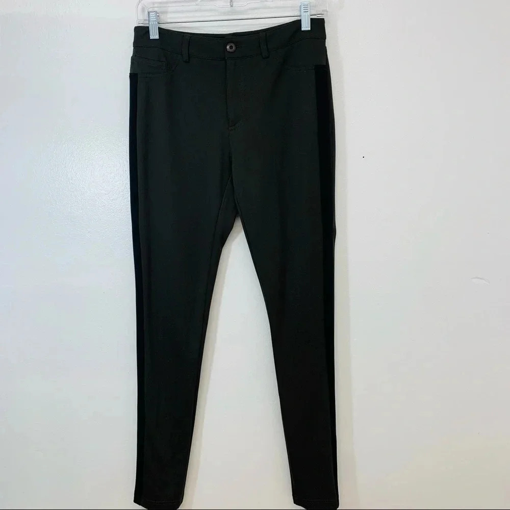 Peace of Cloth Pants Woman 4 panticular Olive Green Stretch Trouser Taper USA